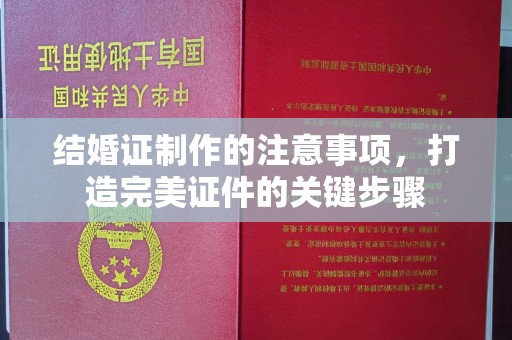 鄂托克旗结婚证制作的注意事项，打造完美证件的关键步骤