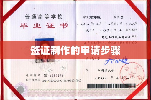 鄂托克旗签证制作的申请步骤
