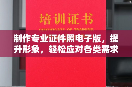 鄂托克旗制作专业证件照电子版，提升形象，轻松应对各类需求