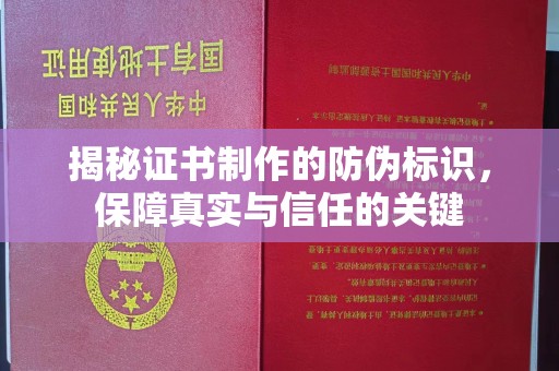 鄂托克旗揭秘证书制作的防伪标识，保障真实与信任的关键